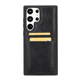 Bouletta FXCP RST1 Samsung Galaxy S23 Plus Deri Siyah Cep Telefonu Arka Kapak