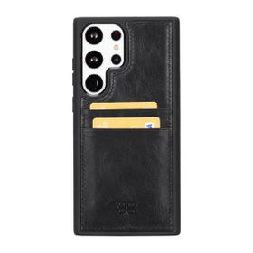 Bouletta FXCP RST1 Samsung Galaxy S23 Plus Deri Siyah Cep Telefonu Arka Kapak