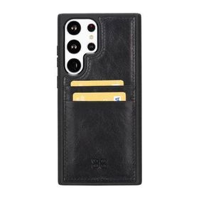 Bouletta FXCP RST1 Samsung Galaxy S23 Plus Deri Siyah Cep Telefonu Arka Kapak