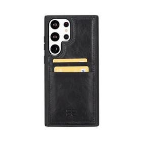 Bouletta FXCP RST1 Samsung Galaxy S23 Plus Deri Siyah Cep Telefonu Arka Kapak