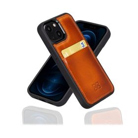 Bouletta FXCP RST2EF Apple iPhone 13 Mini Deri Taba Cep Telefonu Arka Kapak
