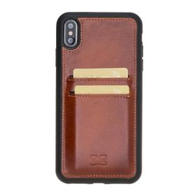 Bouletta FXCP RST2EF Apple iPhone XS Max Uyumlu Deri Taba Cep Telefonu Arka Kapak