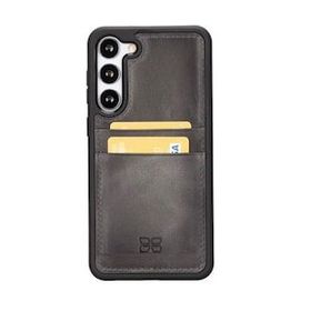 Bouletta FXCP TN18 Samsung Galaxy S23 Plus Deri Gri Cep Telefonu Arka Kapak