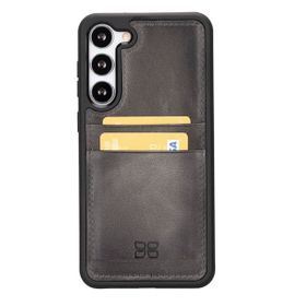 Bouletta FXCP TN18 Samsung Galaxy S23 Plus Deri Gri Cep Telefonu Arka Kapak