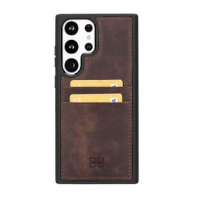 Bouletta FXCP TN3 Samsung Galaxy S23 Plus Deri Kahve Cep Telefonu Arka Kapak