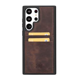 Bouletta FXCP TN3 Samsung Galaxy S23 Plus Deri Kahve Cep Telefonu Arka Kapak