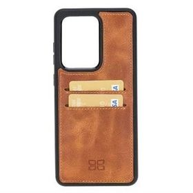 Bouletta FXCPTN11 Samsung Galaxy S20 Ultra Uyumlu Deri Taba Cep Telefonu Arka Kapak