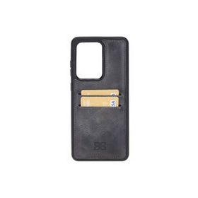 Bouletta FXCPTN18 Samsung Galaxy S20 Ultra Uyumlu Deri Gri Cep Telefonu Arka Kapak