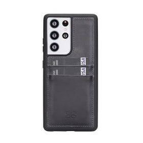 Bouletta FXCPTN18 Samsung Galaxy S21 Ultra Uyumlu Deri Cep Telefonu Arka Kapak