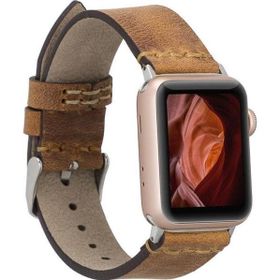 Bouletta G19-BA7 Apple Watch 38-40-41 mm Taba Uyumlu Deri Kordon