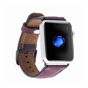 Bouletta G7 38-40-41 mm Mor Apple Watch Uyumlu Deri Kordon