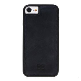 Bouletta G9 Lacivert Apple iPhone 7-8-SE Uyumlu Deri Arka Kapak
