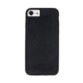 Bouletta G9 Lacivert Apple iPhone 7-8-SE Uyumlu Deri Arka Kapak