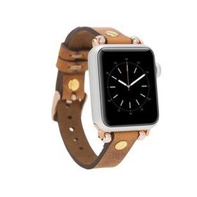 Bouletta GT G19 38-40-41 mm Taba Apple Watch Uyumlu Deri Kordon