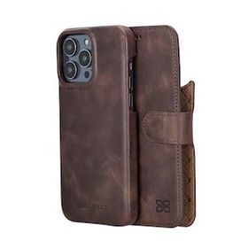 Bouletta MW36 TN03 Apple iPhone 14 Pro Deri Kahve Cep Telefonu Kılıfı