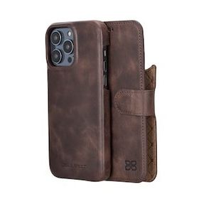 Bouletta MW36 TN03 Apple iPhone 14 Pro Deri Kahve Cep Telefonu Kılıfı