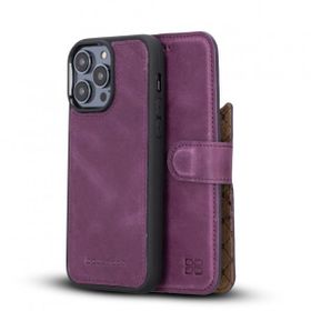 Bouletta MWWN CZ7 Apple iPhone 14 Pro Max Uyumlu Deri Kılıf