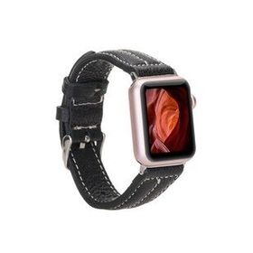 Bouletta NM3-AS1 42-44-45 mm Siyah Apple Watch Uyumlu Deri Kordon
