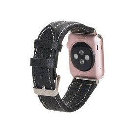Bouletta NM3-AS1 42-44-45 mm Siyah Apple Watch Uyumlu Deri Kordon