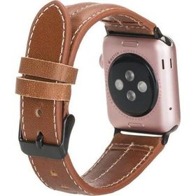 Bouletta NM3-AS2 Apple Watch 42-44-45 mm Taba Uyumlu Deri Kordon