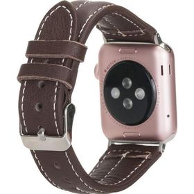 Bouletta NM3-AS3 Apple Watch 42-44-45 mm Kahve Uyumlu Deri Kordon