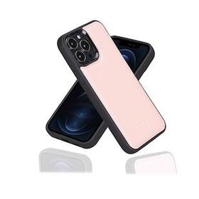 Bouletta Nu2 Pembe Apple iPhone 13 Pro Max Uyumlu Deri Arka Kapak
