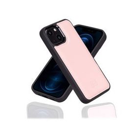 Bouletta NU2 Pembe Apple iPhone 13 Uyumlu Deri Arka Kapak