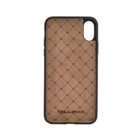 Bouletta NU2 Pembe Apple iPhone X-XS Uyumlu Deri Arka Kapak