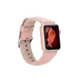 Bouletta NU2 Pembe Apple Watch 42-44-45 mm Uyumlu Deri Kordon