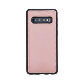 Bouletta NU2 Pembe Samsung Galaxy S10 Uyumlu Deri Arka Kapak