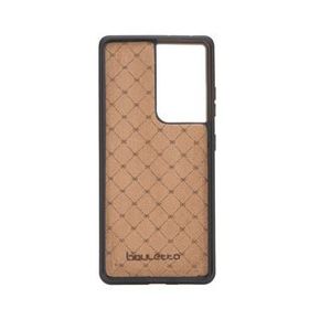 Bouletta NU2 Pembe Samsung Galaxy S21 Ultra Uyumlu Deri Arka Kapak