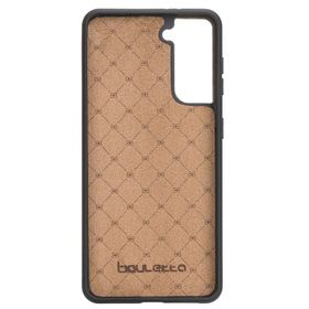Bouletta NU2 Pembe Samsung Galaxy S21 Uyumlu Deri Arka Kapak