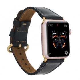 Bouletta ROM RST1 38-40-41 mm Apple Watch Uyumlu Deri Kordon