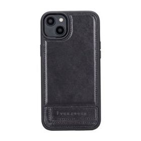 Bouletta RST1 Apple iPhone 14 Plus Deri Standlı Siyah Cep Telefonu Arka Kapak