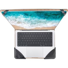 Bouletta RST1 Siyah Chester Deri 13-14 inç Macbook Kılıfı