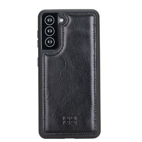 Bouletta RST1 Siyah Samsung Galaxy S21 Plus Uyumlu Deri Arka Kapak
