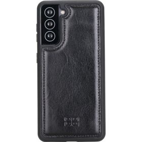 Bouletta RST1 Siyah Samsung Galaxy S21 Uyumlu Deri Arka Kapak