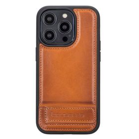 Bouletta RST2E Apple iPhone 14 Pro Deri Standlı Taba Cep Telefonu Arka Kapak