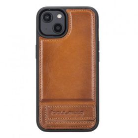Bouletta RST2EF Apple iPhone 14 Uyumlu Deri Standlı Taba Cep Telefonu Arka Kapak
