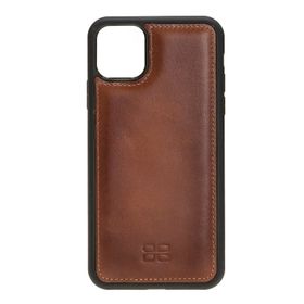 Bouletta RST2EF Taba Apple İphone 11 Pro Max Uyumlu Deri Arka Kapak