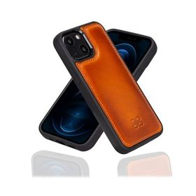 Bouletta RST2EF Taba Apple İphone 13 Mini Uyumlu Deri Arka Kapak