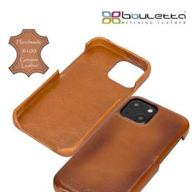 Bouletta RST2EF Taba Apple İphone 13 Uyumlu Deri Arka Kapak