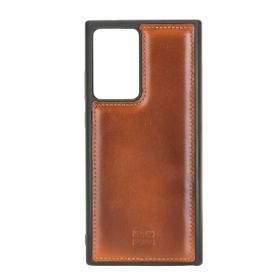 Bouletta RST2EF Taba Samsung Galaxy Note 20 Ultra Uyumlu Deri Arka Kapak