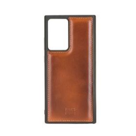 Bouletta RST2EF Taba Samsung Galaxy Note 20 Uyumlu Deri Arka Kapak
