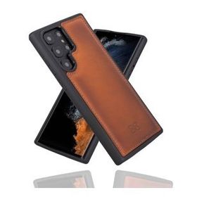 Bouletta Rst2ef Taba Samsung Galaxy S22 Ultra Uyumlu Deri Arka Kapak