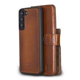 Bouletta Rst2ef Taba Samsung Galaxy S22 Ultra Uyumlu Deri Arka Kapak