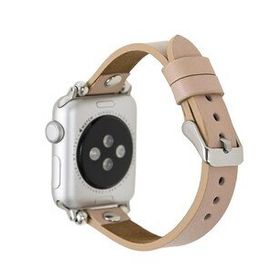 Bouletta ST NU1 38-40-41 mm Pembe Apple Watch Uyumlu Deri Kordon