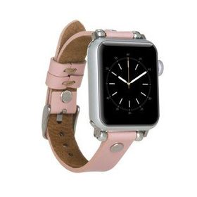 Bouletta ST NU2 38-40-41 mm Pembe Apple Watch Uyumlu Deri Kordon