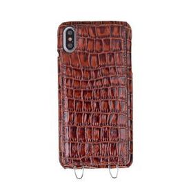 Bouletta SUW YK06 Apple iPhone XS Max Uyumlu Deri Askılı Kılıf