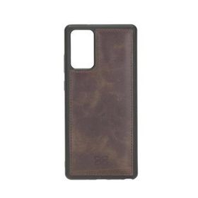 Bouletta TN03 Kahve Samsung Galaxy Note 20 Uyumlu Deri Arka Kapak